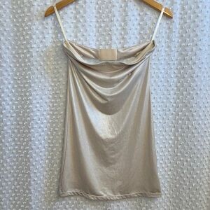 Intimately Free People Gold Strapless Tube Dress